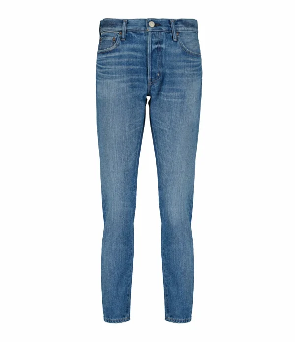 MOUSSY VINTAGE Jean Evans Tapered Denim Bleu 1