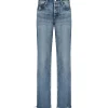 MOUSSY VINTAGE Jean Sawdust Straight Denim Bleu 22