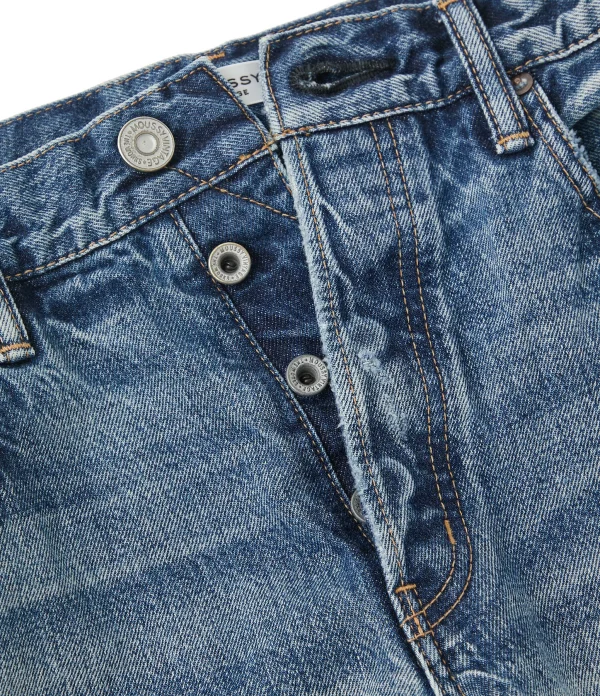 MOUSSY VINTAGE Jean Sawdust Straight Denim Bleu 4