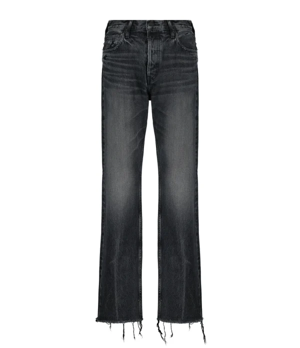 MOUSSY VINTAGE Jean Ashleys Wide Straight Denim Noir 1