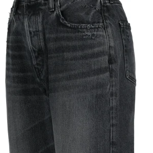 MOUSSY VINTAGE Jean Ashleys Wide Straight Denim Noir 14