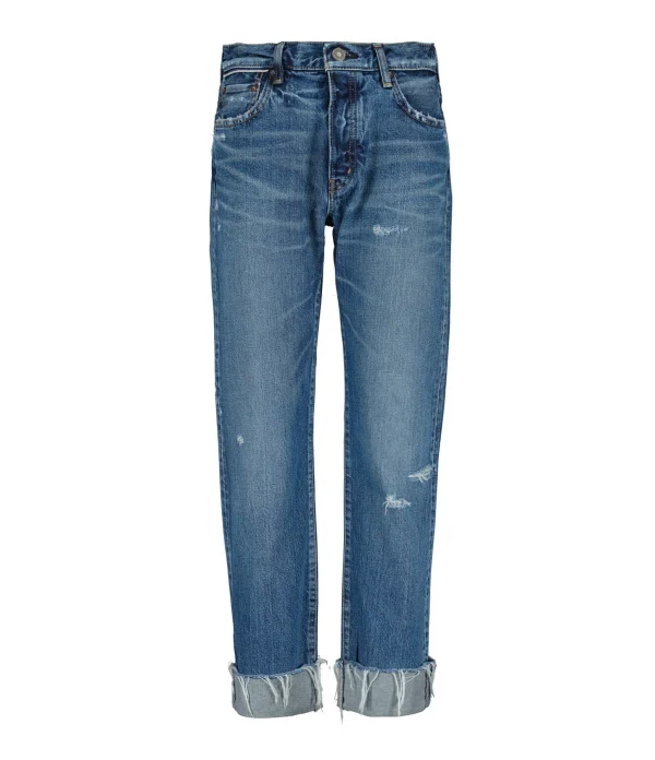 MOUSSY VINTAGE Jean Franconia Straight Denim Bleu 1