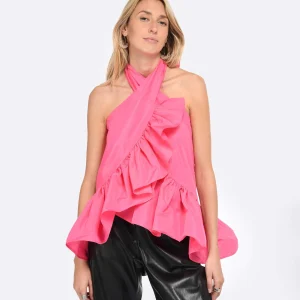 MSGM Top Rose Vif à Nouer 8