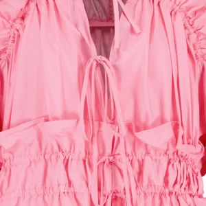 MSGM Robe Coton Rose 8