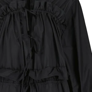 MSGM Robe Coton Noir 8