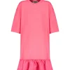 MSGM Robe Coton Fuschia 16