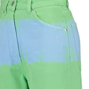 MSGM Pantalon Coton Vert 9