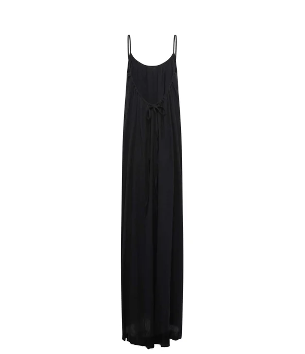 MAISON SAINT JULIEN Robe Palm Coton Noir 3