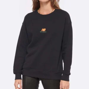 New Balance Sweatshirt NB Athletics Kim Van Vuuren Crew Coton Noir 16