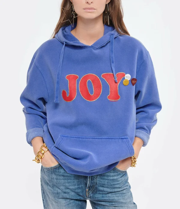 NEWTONE Sweatshirt Jagger Joy Coton Flo Bleu 4