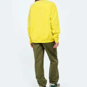 NEWTONE Sweatshirt Roller City Coton Jaune Sun 12