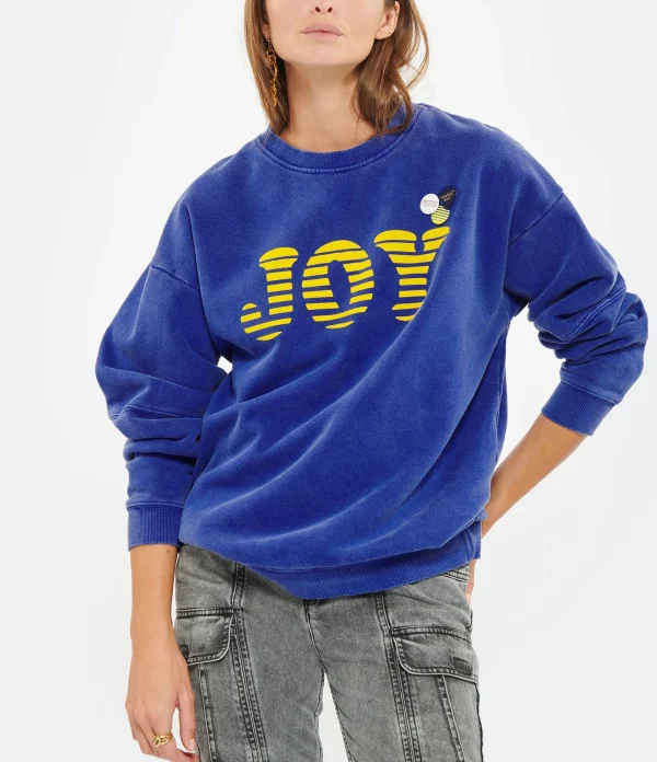 NEWTONE Sweatshirt Roller Joy Coton Bleu Royal 3