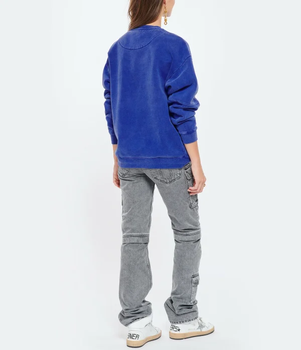 NEWTONE Sweatshirt Roller Joy Coton Bleu Royal 5