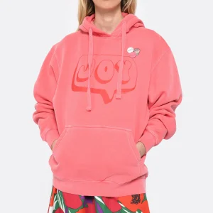 NEWTONE Sweatshirt Jagger Joy Coton Corail 8