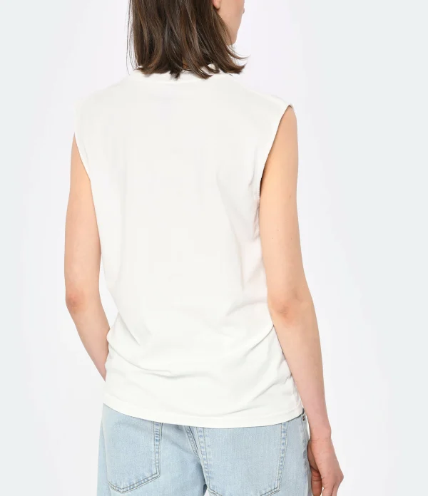 NEWTONE Tee-shirt Biker Official Coton Dirty White 5