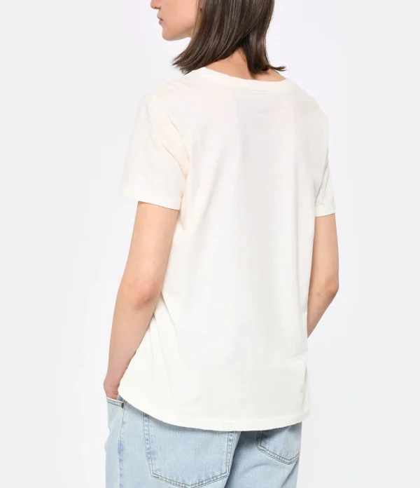 NEWTONE Tee-shirt Starlight Wet Lips Coton Naturel 5