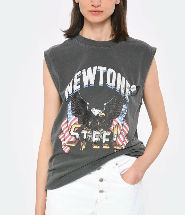 NEWTONE Tee-shirt Biker Steel Pepper 4