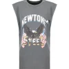 NEWTONE Tee-shirt Biker Steel Pepper 16