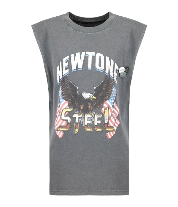 NEWTONE Tee-shirt Biker Steel Pepper 1