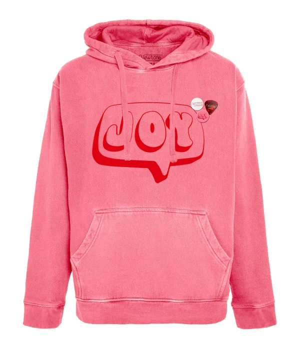 NEWTONE Sweatshirt Jagger Joy Coton Corail 1