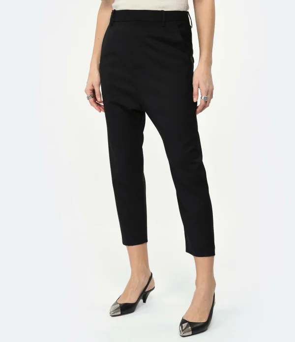 NILI LOTAN Pantalon Paris Laine Noir 5