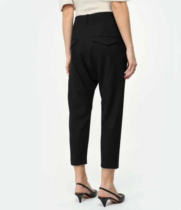 NILI LOTAN Pantalon Paris Laine Noir 6