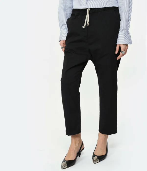 NILI LOTAN Pantalon Casablanca Coton Noir 5