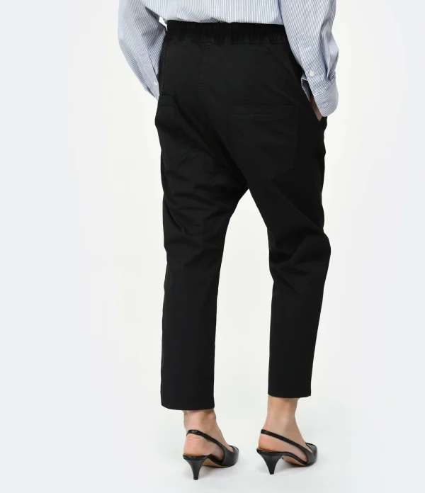 NILI LOTAN Pantalon Casablanca Coton Noir 6