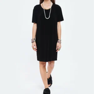 Norma Kamali Robe Tee-shirt Noir 11