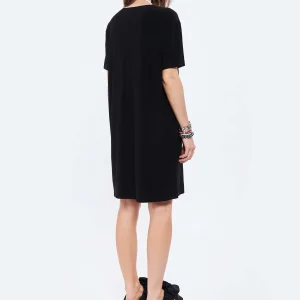 Norma Kamali Robe Tee-shirt Noir 13