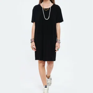 Norma Kamali Robe Tee-shirt Noir 15