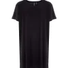 Norma Kamali Robe Tee-shirt Noir 16