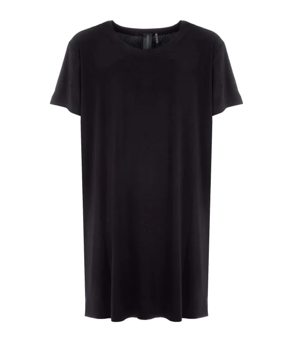 Norma Kamali Robe Tee-shirt Noir 1