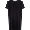 Norma Kamali Robe Tee-shirt Noir 14