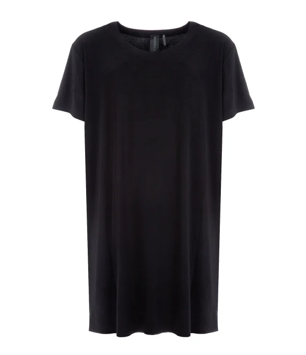 Norma Kamali Robe Tee-shirt Noir 1