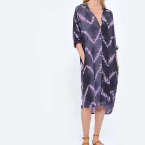 NOUS Robe Florence Zig Zag Violet 10