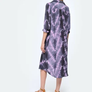 NOUS Robe Florence Zig Zag Violet 12