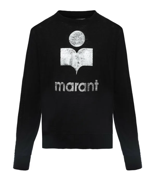 MARANT ÉTOILE Tee-shirt Klowia Lin Noir 1