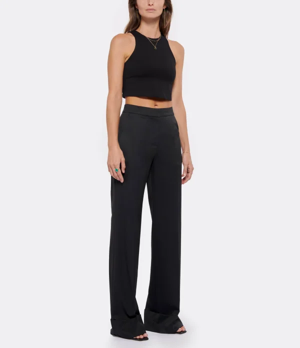 OUD Pantalon Costume Laine Noir 4