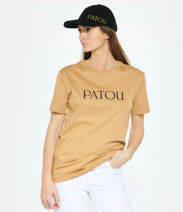 Tee-shirt Essential Patou Coton Marron Chestnut 4