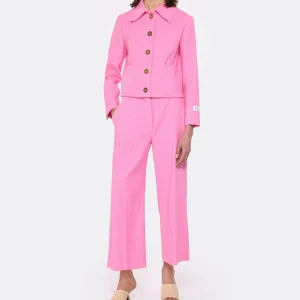 PATOU Pantalon Iconic Coton Bégonia Rose 11