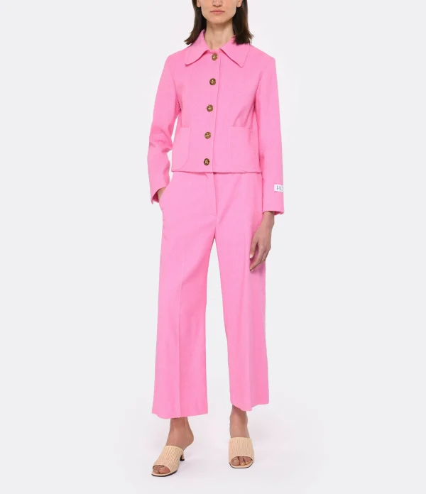 PATOU Pantalon Iconic Coton Bégonia Rose 4