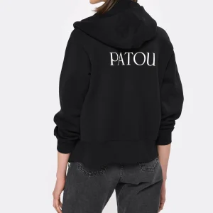 PATOU Sweatshirt Hoodie Coton Noir 15