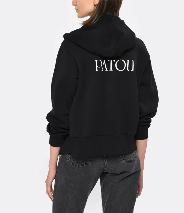 PATOU Sweatshirt Hoodie Coton Noir 6