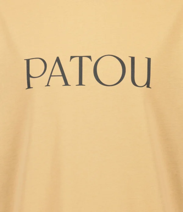 Tee-shirt Essential Patou Coton Marron Chestnut 3