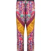 PIERRE-LOUIS MASCIA Pantalon Aloe Coton Violet Fleuri 22