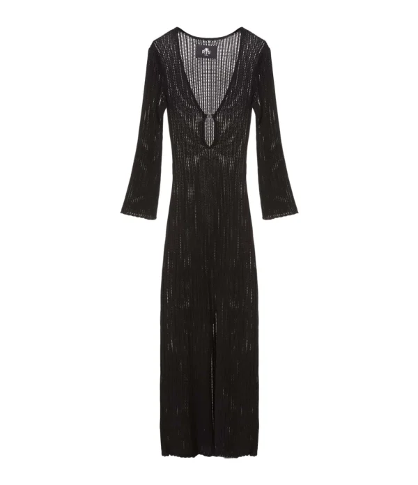 RAIINE Robe Dey Maille Noir 1