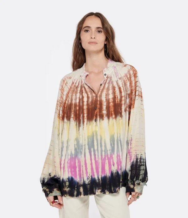 RAQUEL ALLEGRA Blouse Brigitte Multicolore 4