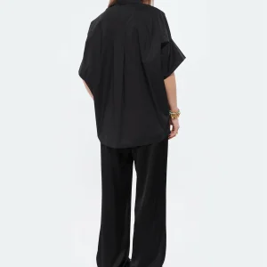 ROBERTO COLLINA Blouse Coton Noir 15