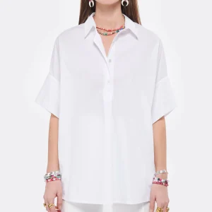 ROBERTO COLLINA Blouse Coton Blanc 11